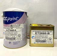 Sơn sàn bê tông epoxy KCC ET5660 Base A màu xám RAL 7035 _ 4L/Bộ