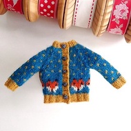 Cardigan handmade for Blythe. Blythe knitted cardigan. Blythe doll clothes.