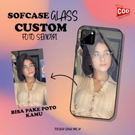 [LK REALME C53] custom Glossy Glass Softcase For REALME