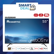 Aconatic Smart TV สมาร์ททีวี 55 นิ้ว รุ่น 55US200AN WebOS TV + รีโมทสั่งการด้วยเสียง 4K HDR (รับประกันศูนย์ 3ปี)