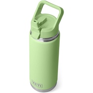 YETI Rambler 26 oz Bottle, Vacuum Insulated, Stainless Steel with Color Matching Straw Cap