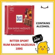 [Non Halal] Ritter Sport Rum & Raisin