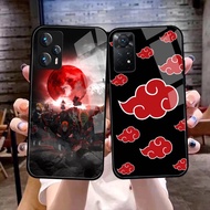 Naruto Akatsuki Glass Phone Case For Xiaomi Redmi Note 14 pro plus 13 5G 12 4G 11 10 9 8 Cover