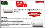 Ariston Pro RS J 25 3.0 SIN Storage Water Heater / FREE EXPRESS DELIVERY