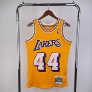 MN Retro Hot-Pressed SW Version 71-72 Season Lakers No. 44 West Jersey Mesh Casual Loose Hip-Hop Run