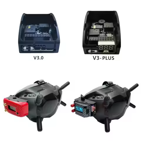 1.2G/1.3G/5.8G RX PORT 3.0 PLUS FPV analog Receiver Base Compartment Suitable for DJI V1 V2 FPV Vide