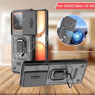 iQOO Neo 10 5G Shockproof Armor Casing For Vivo iQOO Neo 10 Neo10 iQOONeo10 5G 2025 Slide Camera Len