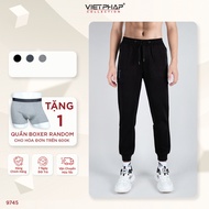 VIET PHAP Men's Jogger Pants Sporty style - Stretch Cotton, elastic waistband, cuffed legs 9745