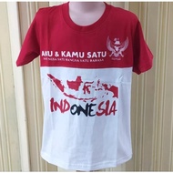 Ready Baju Kaos 17 Agustusan/Baju Kaos Cewek-Cowok/Baju Kaos Anak Anak