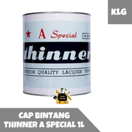 KEDAI TUKANG - BINTANG Thinner A Special 1L Paragon / Tiner Pengencer Campuran Cat 1 liter