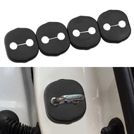 4Pcs ABS Car Door Lock Cover Protector Covers Case for Kia Rio 5 Mohave Morning Rondo 7 Carens Koup 