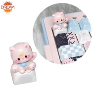 Dream Keycaps Cartoon Cats Head 3D Keycap ESC Customizeds Crosses Axises Keyboards Keycap