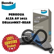 Original Bendix DB2529MKT Rear Brake Pad - Perodua Alza AV 2022