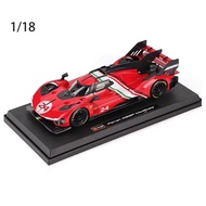 Bburago 1:18 Ferrari 499p Modificata Le Mans 24h Racing Champion Diecast Alloy Luxury Vehicle Model 