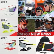 Bollé 6th sense Sports Sunglasses Goggles Cycling Running Hiking Sport Outdoor Fishing Interchangeab