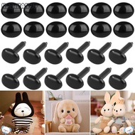 KATAKANVD 100pcs/bag Safety Oval Nose for Teddy Dog 4X5MM/5X7MM DIY Plastic Animals Noses Accessorie
