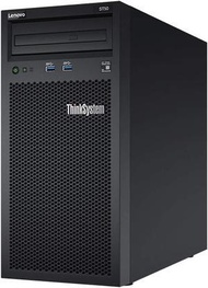Lenovo ThinkSystem ST50v2 Tower Server, Intel Xeon E-2324G Quad-Core CPU, 64GB DDR4 2666MHz RAM, 12T