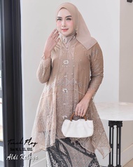 COD-STELAN TUNIK KEBAYA MODERN APLIKASI PAYET MUTIARA-LONG TUNIK KEBAYA WISUDA TERBARU-KEBAYA WANITA