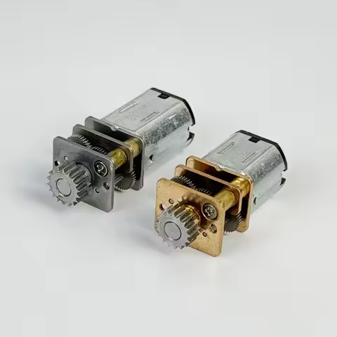 Micro N10/N20 Metal Reduction Gear Motor DC 3V-6V 3.7V 5V Slow Speed 17/18 Teeth Mini Gear Motor for