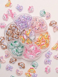 ชุด 20ชิ้น สติกเกอร์เล็บ Kawaii StellaLou LinaBell Gelatoni ลายหมี Duffy ShellieMay CookieAnn สิ่งปร