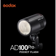 Godox Pocket Flash AD100Pro 100Ws TTL 2.4G HSS 1/8000s Outdoor Flash with 7.2V/2600mAh Lithium Batte