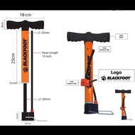 Blackfoot 25CM Bicycle Pump Hand Pump Bicycle 25 cm Bicycle Tire Pump