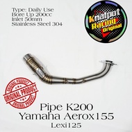 Knalpot vWRX Pipe K200 Aerox155 Pipe Only Original WRX