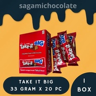 DELFI TAKE IT BIG 33 GRAM 1 BOX CONTAINS 20 | CRISPY CHOCOLATE WAFER
