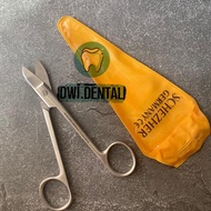 Dental schezher gunting bedah gigi crown scissor gunting mahk