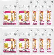 Japax PR102 Trash Bags, Translucent, Width 15.7 inches (40 cm) x Height 19.7 inches (50 cm), Thickne