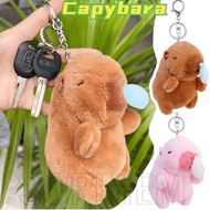Plush Capybara Keychain - Funny, Creative, Fashion - Key Chains Accessories - Backpack, Car Decorati