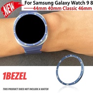 Metal Bezel for Samsung Galaxy Watch 9 40mm/44mm Watch8 Metal Bezel with Time Markers Stylish Metal 