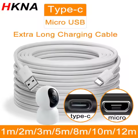 3m/5m/6m/10m/12m Extra Long Type C Fast Charging Cable for Samsung Xiaomi Huawei Redmi Mobile Phones