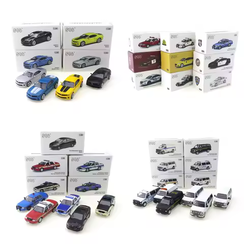 596 Model 1/64 Car Model Collection camaro Suburban Tahoe Ford E350 Crown Victoria Alloy die-casting