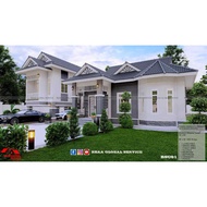 KOLEKSI PELAN RUMAH BANGLO SETINGKAT SETENGAH BERKELUASAN 1,000kps To 2,000kps | HOUSE PLAN DESIGN