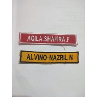 Custom Computer Embroidery Name Bet Prime X 135 Size 1.8x8.5cm Neat Stitching Professional Retail