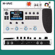 M-VAVE MK300มัลติฟังก์ชั่นกีตาร์/เบสเอฟเฟคเตอร์เหยียบ MK-300 | 300S Looper + 128กลอง MIDI DAW | ANN