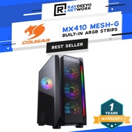 Cougar MX410 Mesh-G RGB ATX Gaming Case [Powerful Airflow and Compact Mid-Tower Case]