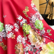 KAMDAR YOLANDA ITALIAN DIGITAL SATIN  SERIES 2 READYSTOCK OPEN METER Kain Satin Kain batik viral mur