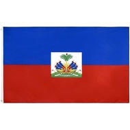 Bendera ANJOR Haiti 3x5Fts - Bendera Haiti Dengan Grommet Loyang 3 X 5 Kaki