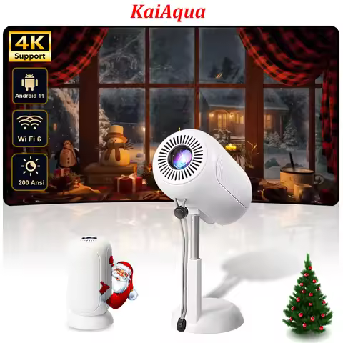 New HT10 HD Projector Full HD 4K projetor Android LED Video Home Theater Cinema Phone mini Proyector