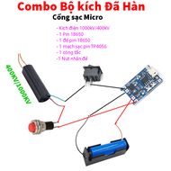 [COMBO ĐỦ BỘ] Kích Điện Cao Áp Vào 3V7-6V ra 400KV/1000KV (Máy đánh lửa dùi cui) - Module tăng áp