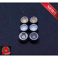 A2C PREMIUM ALLOY BBS LM V.2 10mm Rubber Tire Free AXLE SHEATH TC12