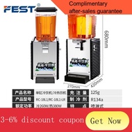 YQ FESTCold Drink Machine Blender Commercial Milk Tea Shop Hot and Cold Double Temperature Single and Double Cylinder Th