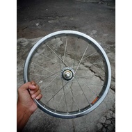 16 Inch Bicycle Rear Wheelset Chrome Color