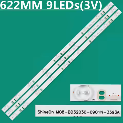 LED Backlight 9lamps For GC32D09-ZC14F-05 303GC315037 VS16131 VX3203S D3216H 32PHF3056/T3 32PHF3059/