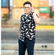 KATUN PUTIH KEMEJA Latest NEW ADULT MEN'S SHIRT 2021 COOL MOTIF TEENAGE DISTRO 2022 JUMBO SIZE BOYS 