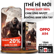 Standard tempered glass for OPPO A94 full screen transparent. Screen protector| Top case