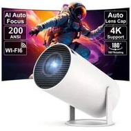Hy300pro New Smart Mini Projector, Supports 1080P Portable Projector, Smart Projector With 2.4/5G Wi