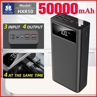 【True capacity】HXR Powerbank 50000 mah 60000 80000 100000mah |Dual Port | fast Large capacity charge